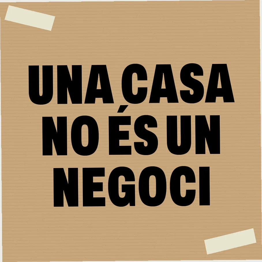 Una casa no és un negoci
